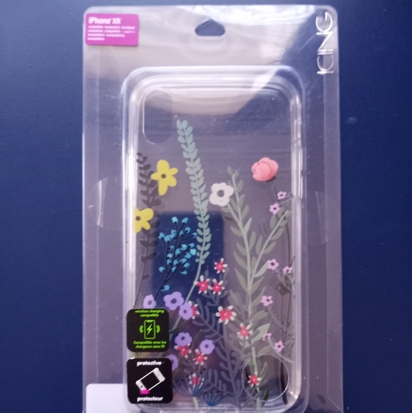 Icing Accessories - Iphone XR Clear Flower Print Case